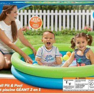 Kidoozie B-Active Jumbo Splash n' Play Ball Pit 50" Pool 100 Balls